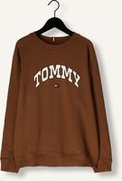 Bruine TOMMY HILFIGER Trui VARSITY RAISED PRINT SWEATSHIRT Bruine TOMMY HILFIGER Trui VARSITY RAISED PRINT SWEATSHIRT - medium
