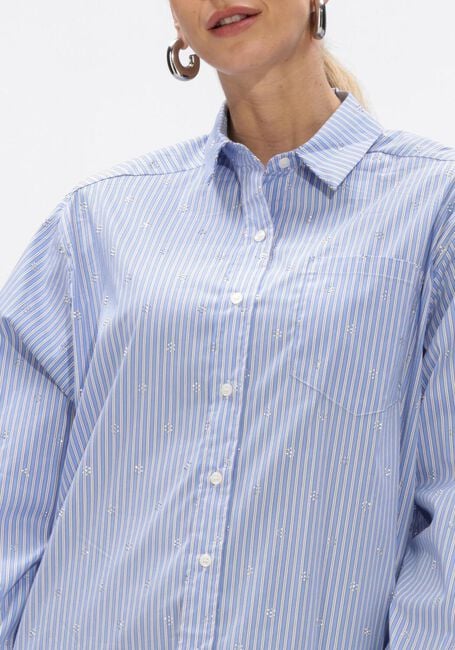 Donkerblauwe NEO NOIR  DALMA DECORATION SHIRT - large