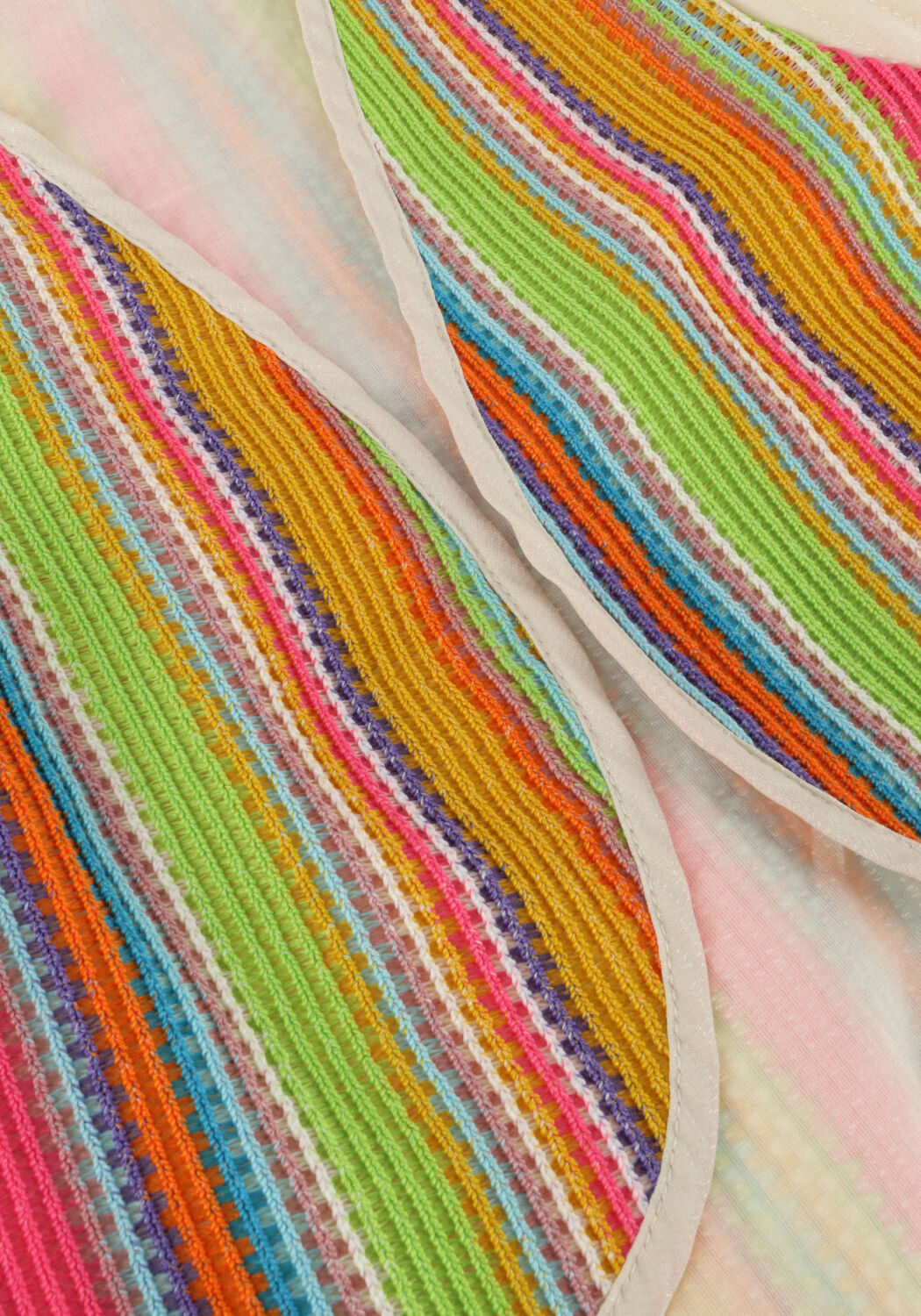 AI&KO Gilet LIDY STRIPE PES 516 G &Eacute;cru - large