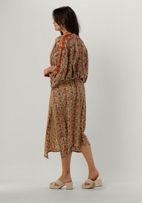 SISSEL EDELBO Robe midi JUNO DRESS en beige - large