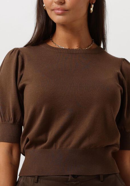 Bruine MINUS Trui LIVA KNIT TEE - large