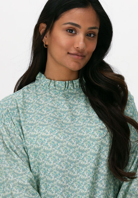 NA-KD Mini robe FRILL DETAIL MINI DRESS en vert - large