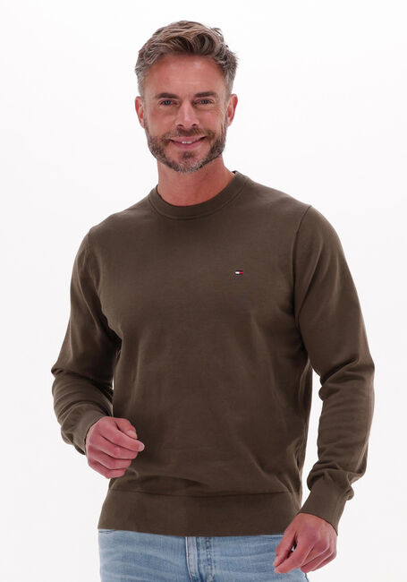 TOMMY HILFIGER Pull 1985 CREW NECK SWEATER en vert - large