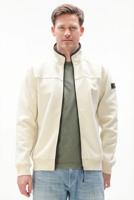 Beige PME LEGEND Vest INTERLOCK SWEAT - large