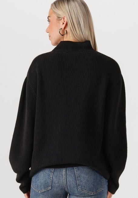 TOMMY JEANS Chandail TJW MOCKNECK BADGE SWEATER en noir - large