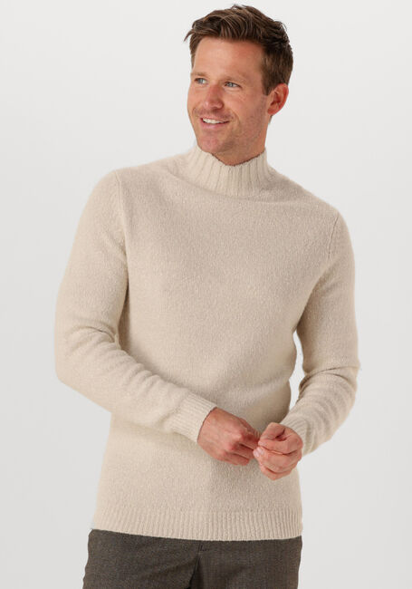 PROFUOMO Col roulé PULLOVER MOCK NECK BOILED WOOL en beige - large