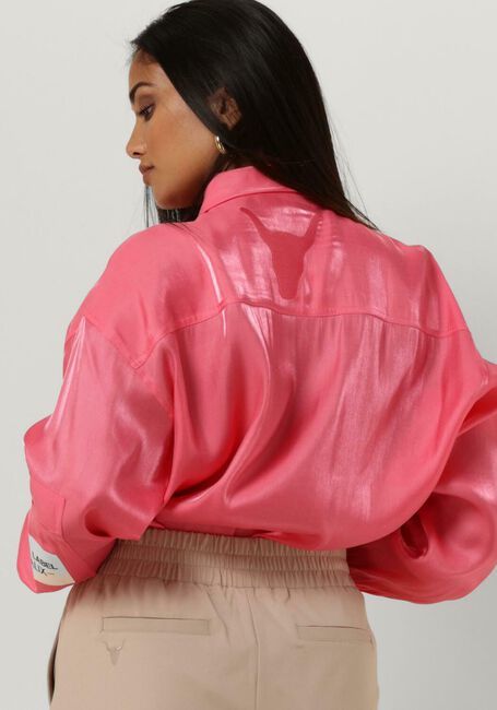 ALIX THE LABEL LADIES WOVEN SHINY SATIN BLOUSE Blouses Corail - large
