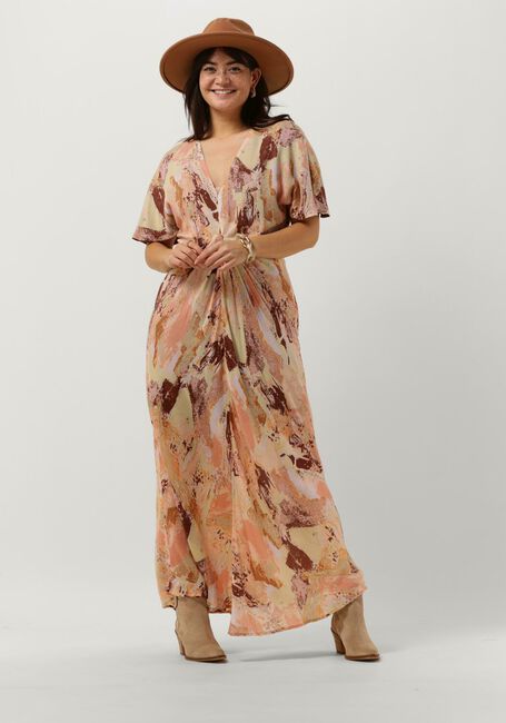 SECOND FEMALE Robe maxi CALORE DRESS Rose clair - large