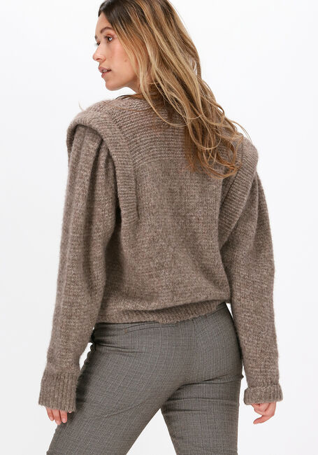 SECOND FEMALE Pull ABBY KNIT O-NECK en beige - large