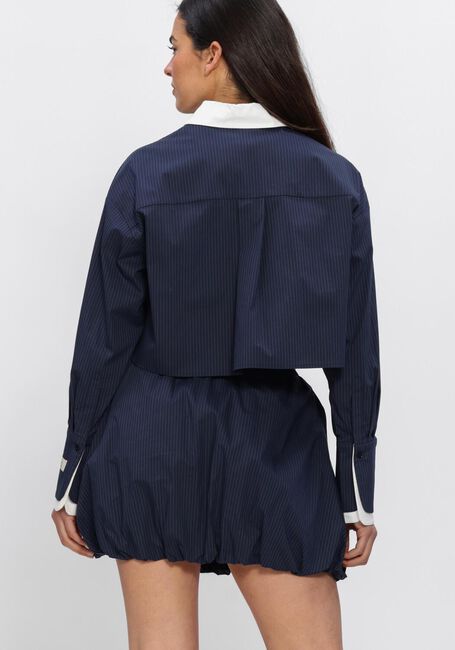 THE LOLA CLUB STEPH BLOUSE Blouses Bleu fonc&eacute; - large