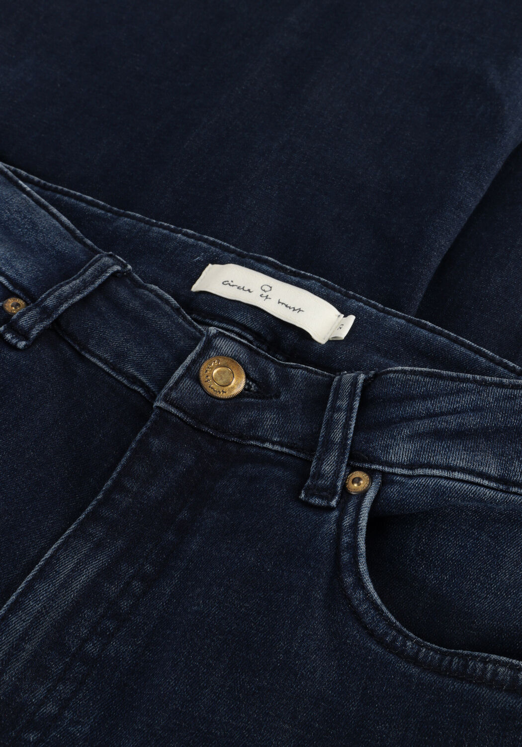 CIRCLE OF TRUST Wide jeans PALMER WIDE LEG DNM Bleu fonc&eacute; - large