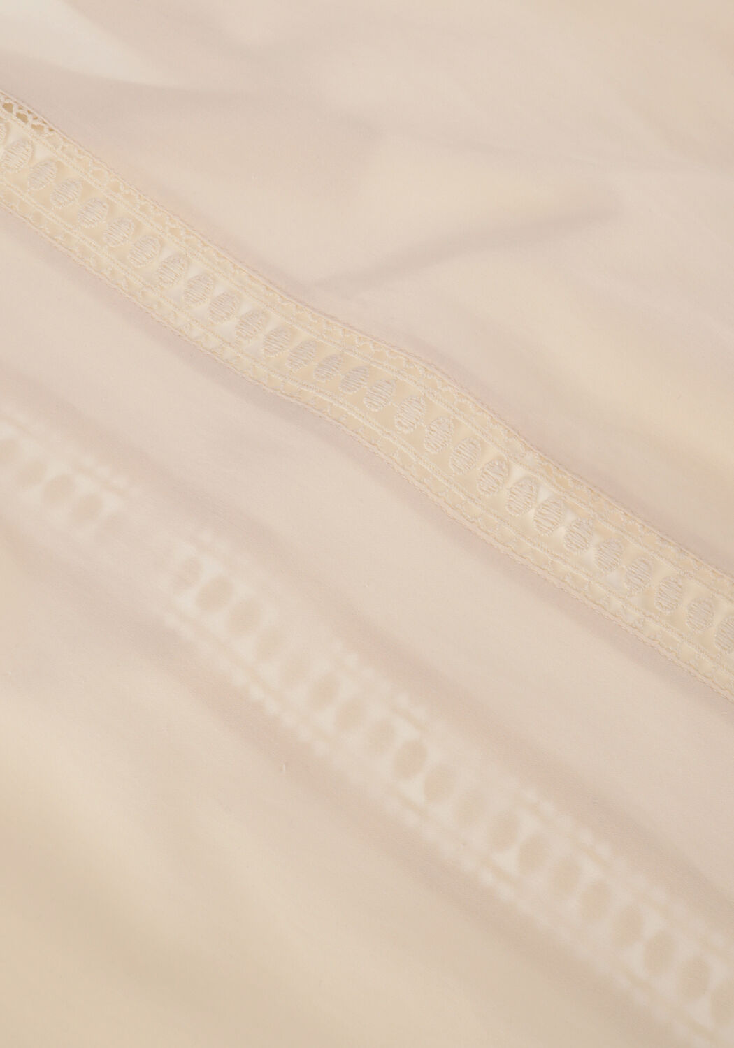 SUMMUM TOP LACE ACCENT TENCEL/COTTON Blouses en blanc - large