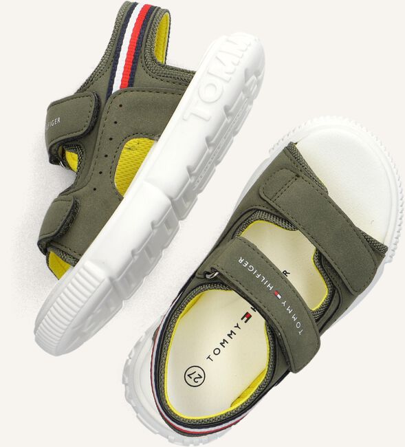 Groene TOMMY HILFIGER Sandalen 33424 Groene TOMMY HILFIGER Sandalen 33424 - large