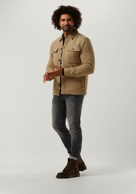 ANERKJENDT Pull AKRICO STRIPE LAMBSWOOL Bleu foncé - large