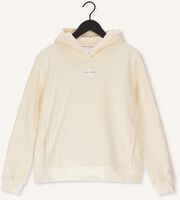 Creme CALVIN KLEIN Sweater MICRO MONOGRAM HOODIE 7 Creme CALVIN KLEIN Sweater MICRO MONOGRAM HOODIE 7 - medium