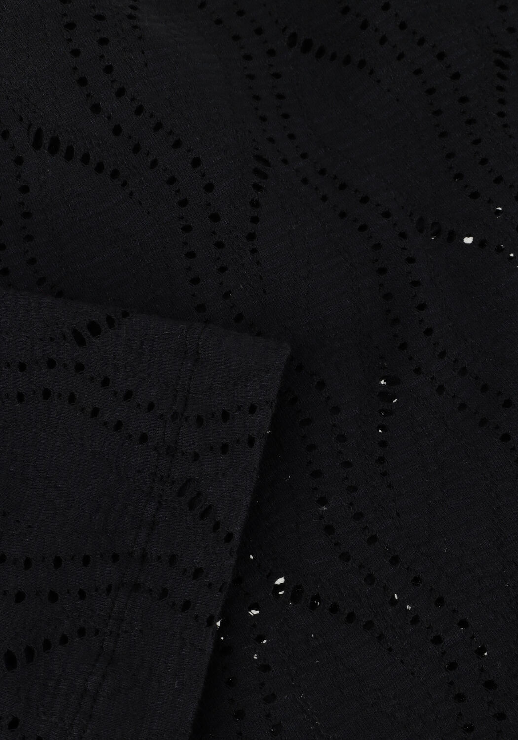 Zwarte OBJECT Top OBJAVA 2/4 LO O-NECK TOP - large