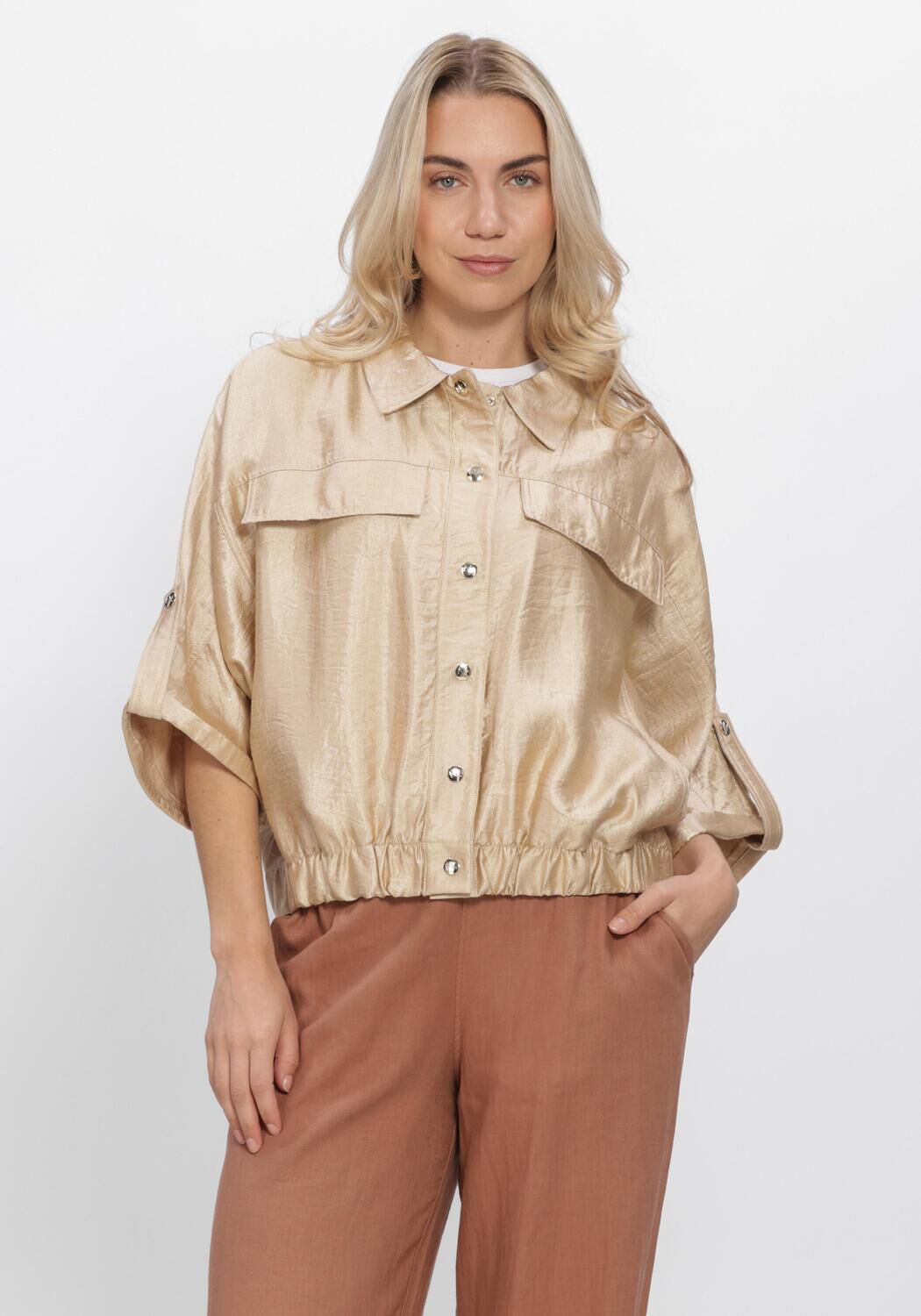 Gouden NUKUS  NELLY BLOUSE - large
