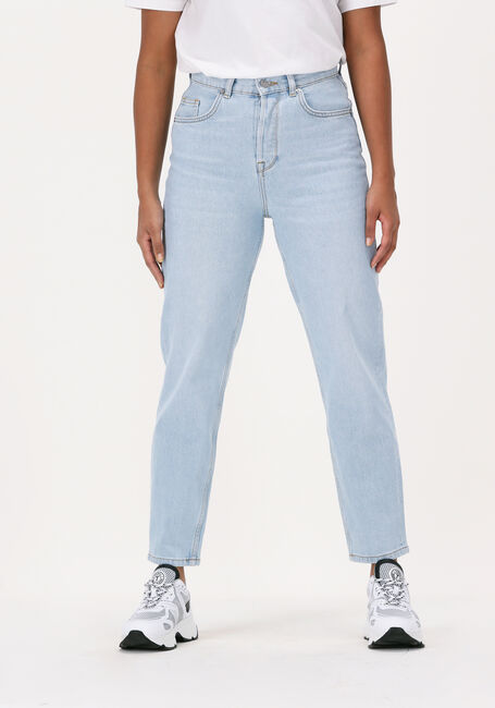 Lichtblauwe SELECTED FEMME Mom jeans RITA HW MOM LIGHT BLUE JEANS - large