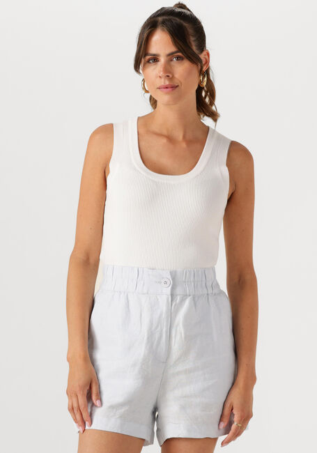 YDENCE Haut KNITTED TOP KEELY en blanc - large