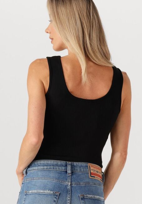 ALIX THE LABEL Haut LADIES KNITTED TANKTOP en noir - large