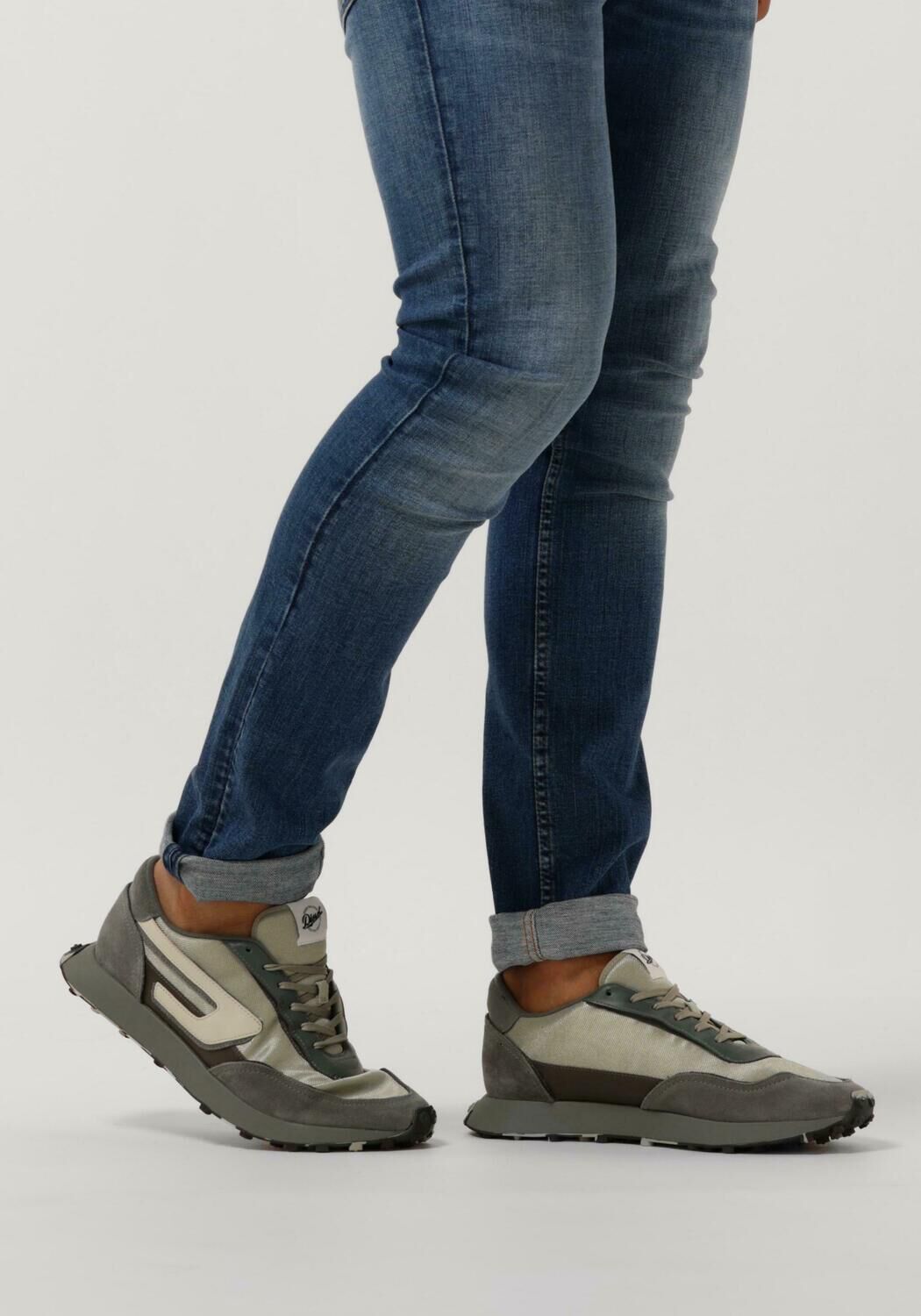 DIESEL Baskets basses S-RACER LC en gris - large