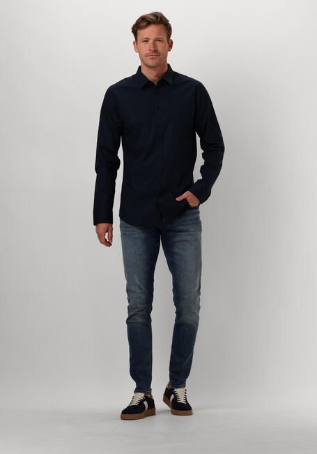 PURE PATH Chemise décontracté ESSENTIAL CASUAL SHIRT Bleu foncé - large