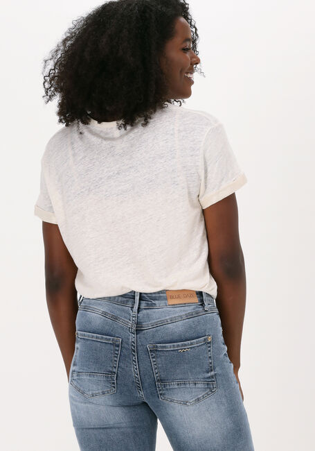 SUMMUM T-shirt TEE FOIL COATED LINEN JERSEY en blanc - large