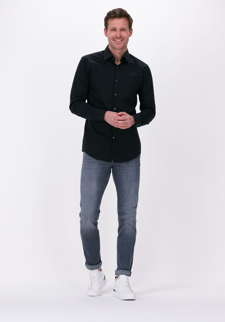 BOSS BLACK Chemise classique H-HANK-KENT0C1-214 en noir - large