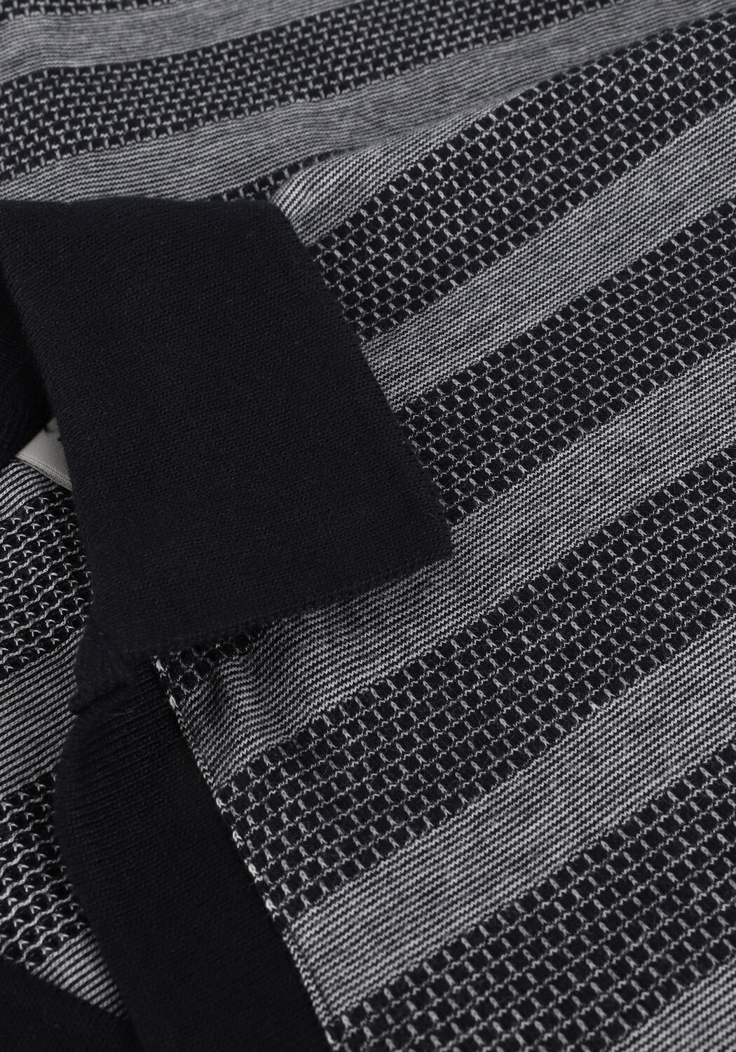 DSTREZZED Polo POLO S/S BRICK STRIPE en bleu - large