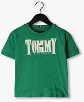 TOMMY HILFIGER T-shirt CORD APPLIQUE TEE S/S en vert - medium