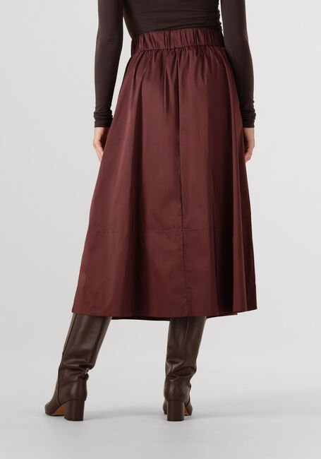 Bordeaux NEO NOIR Midirok YARA POPLIN SKIRT - large