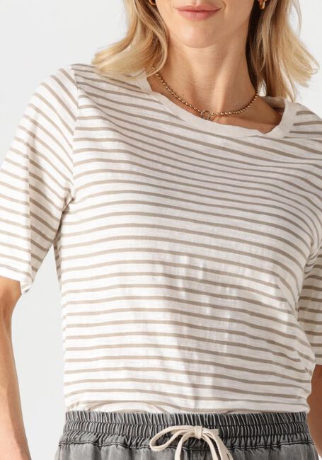 CC HEART T-shirt CC HEART SILLA STRIPE Écru - large