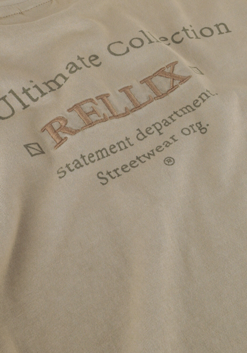 Grijze RELLIX T-shirt BIO COTTON OVERSIZED T-SHIRT RLLX PACK - large