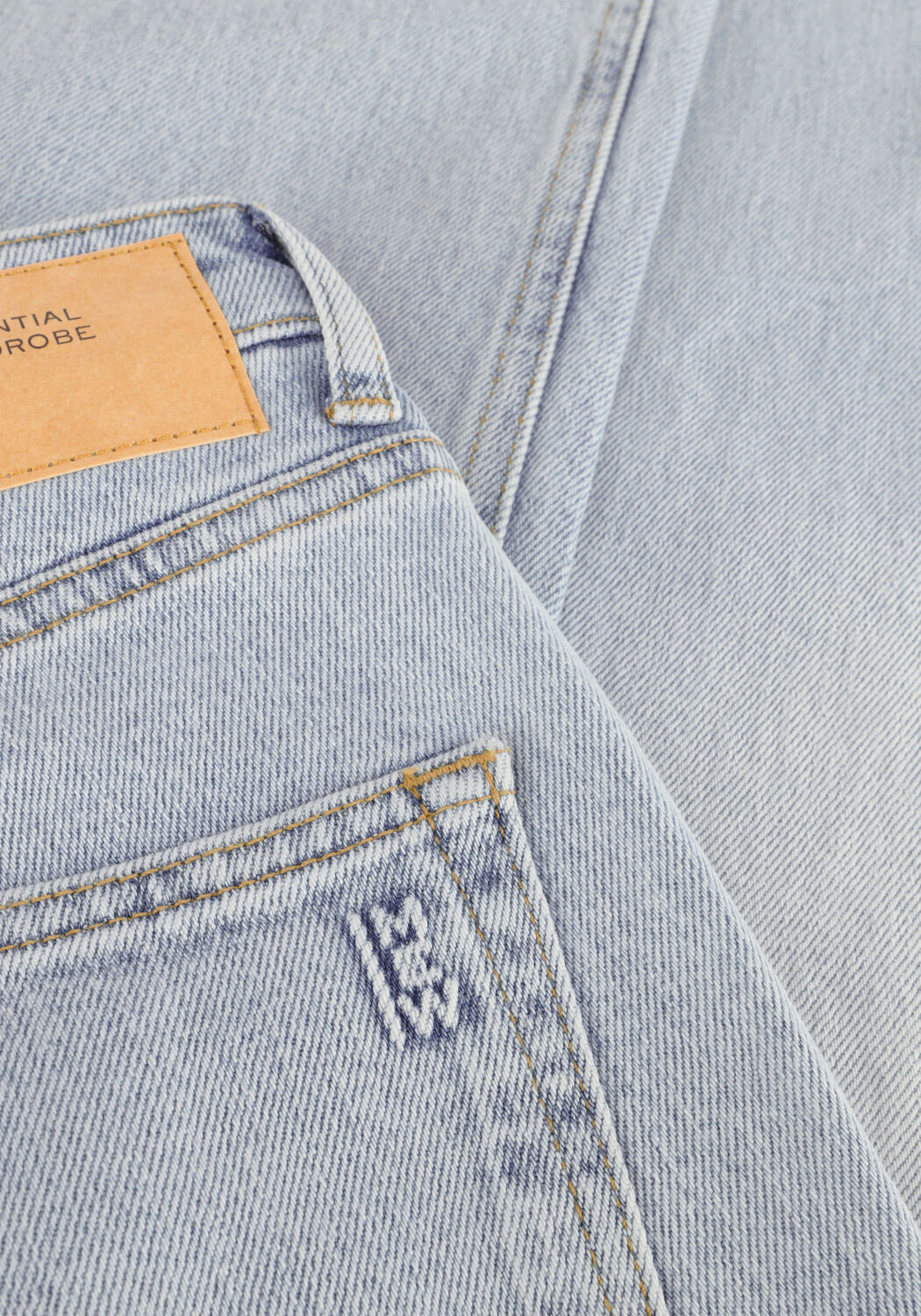 MY ESSENTIAL WARDROBE Straight leg jeans DAISYMW 139 HIGH STRAIGHT SLIT Bleu clair - large