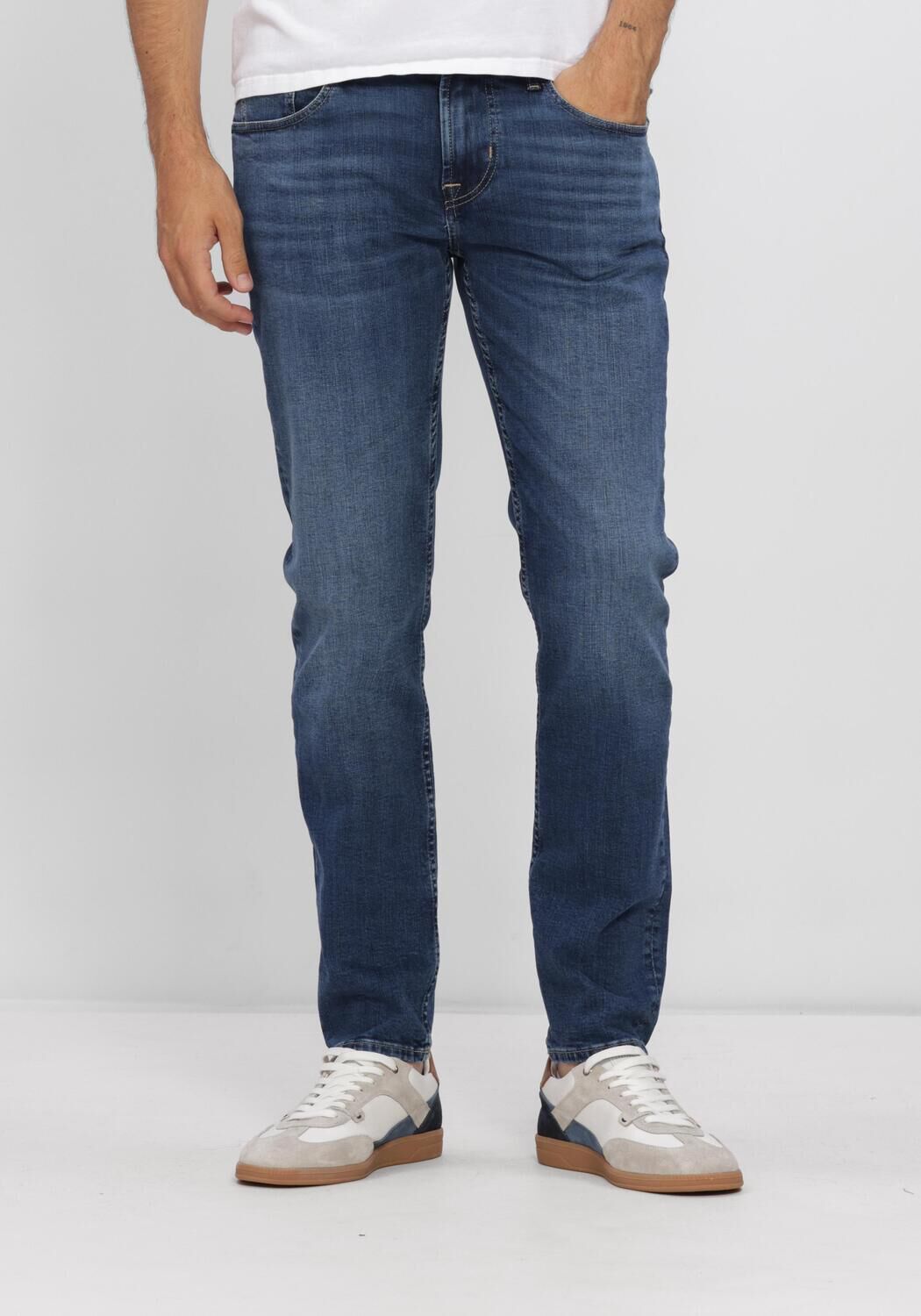 7 FOR ALL MANKIND Jeans tapered SLIMMY TAPERED SIGNAL Bleu fonc&eacute; - large