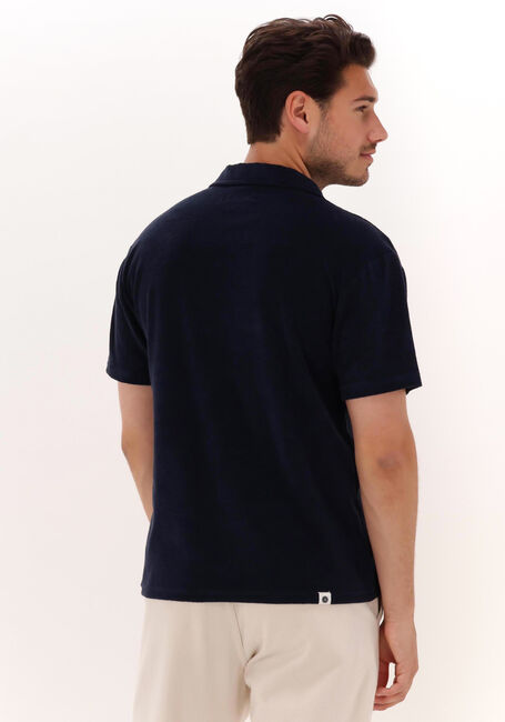 Donkerblauwe ANERKJENDT Polo AKKIKKI FROTTE CUBA TEE - large