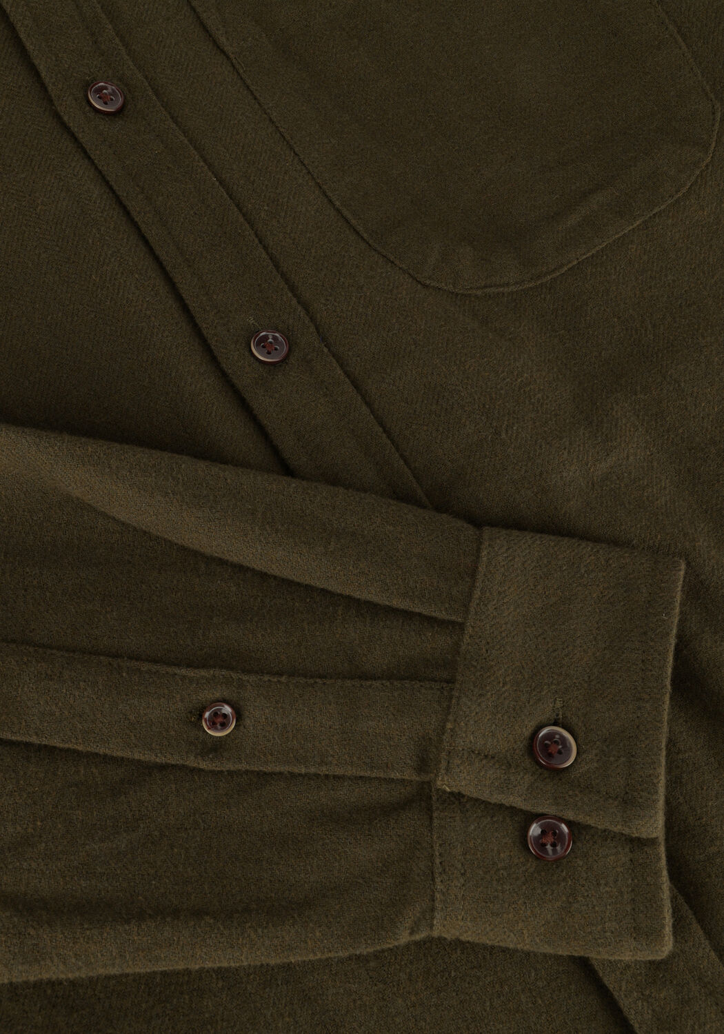 ANERKJENDT Chemise d&eacute;contract&eacute; AKLEIF 2 TONE MELANGE Vert fonc&eacute; - large