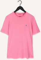 Roze SCOTCH & SODA T-shirt GARMENT-DYED CREWNECK TEE WITH EMBROIDERY LOGO Roze SCOTCH & SODA T-shirt GARMENT-DYED CREWNECK TEE WITH EMBROIDERY LOGO - medium