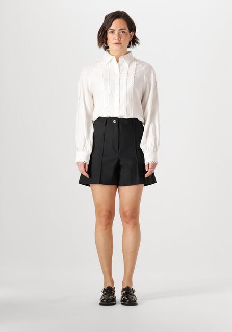 JANSEN AMSTERDAM INDI BLOUSE FS 793 LONG SLEEVE LACE TAPE Blouses en blanc - large