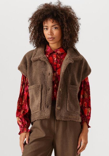 YDENCE Gilet GILET REJOU en marron - large