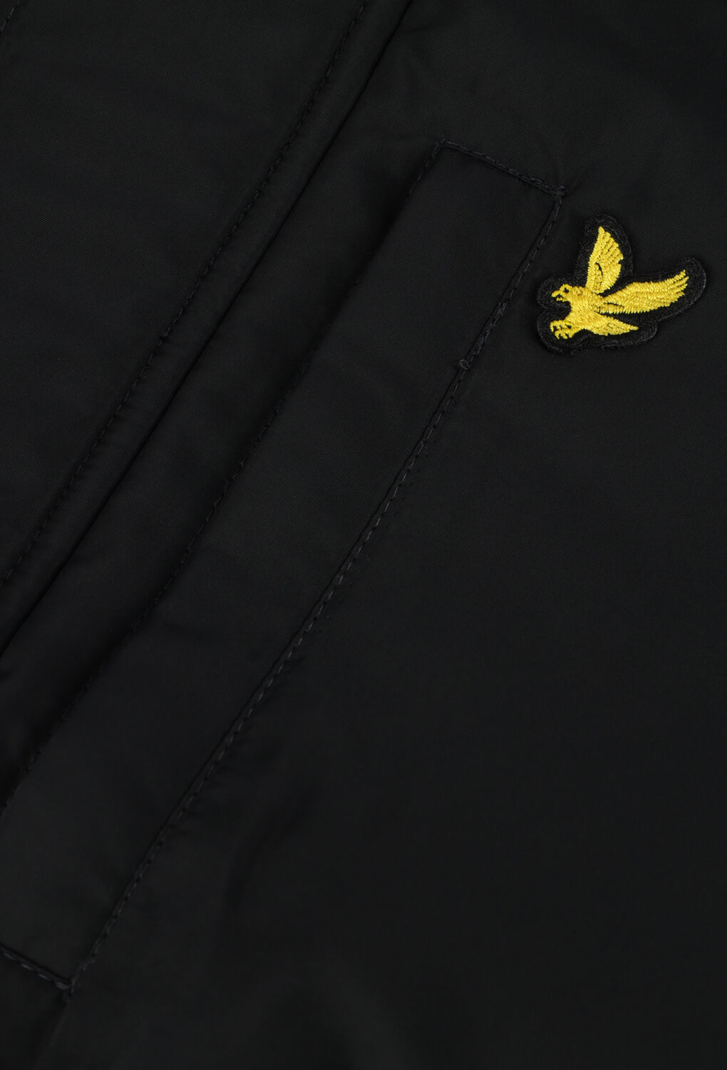 Zwarte LYLE & SCOTT Jassen FLEECE LINED PADDED COAT - large