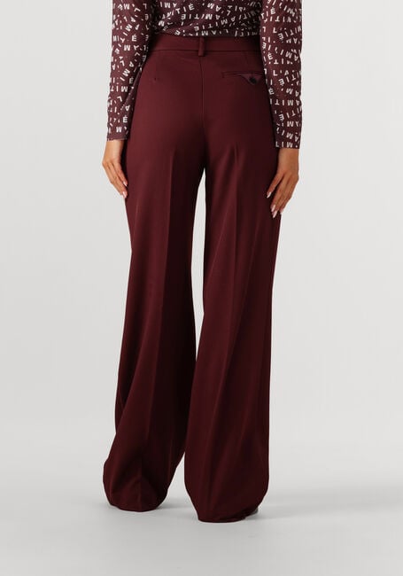HAUTE L'AMITIÉ Pantalon PREMIERE PLAIN TALL PANT Bordeaux - large