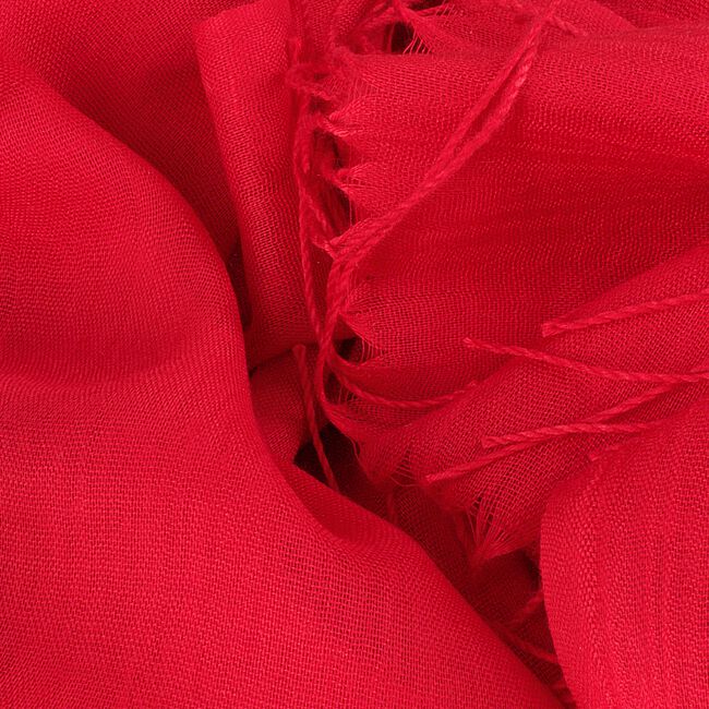 ROMANO SHAWLS AMSTERDAM Foulard PASH PLAIN en rouge  - large
