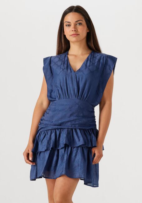 SUNCOO Mini robe CYANA Bleu foncé - large