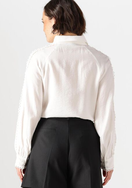 JANSEN AMSTERDAM INDI BLOUSE FS 793 LONG SLEEVE LACE TAPE Blouses en blanc - large