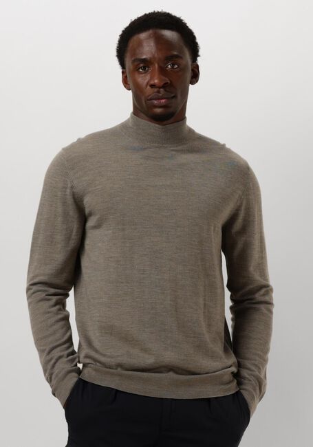 PROFUOMO Pull PULLOVER MOCK en vert - large