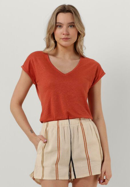 Rode BY-BAR T-shirt MILA ORGANIC LINEN TOP - large