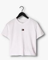 Witte TOMMY JEANS T-shirt TWJ CLS XS BADGE TEE