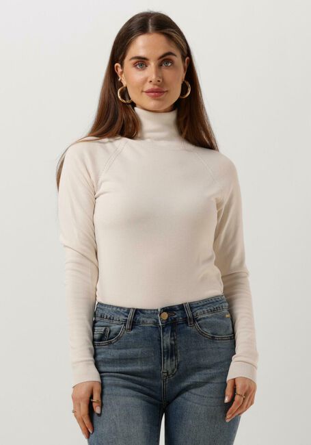 SUMMUM Col roulé SWEATER TURTLE NECK BASIC KNIT (7S5529) Écru - large