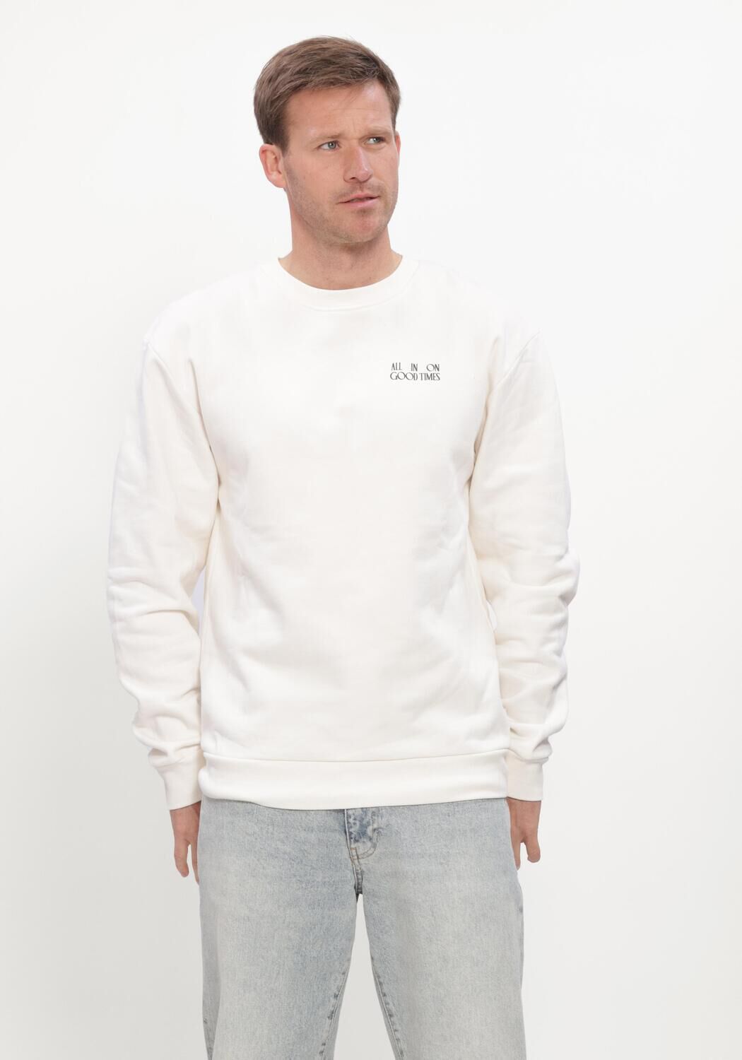 Gebroken wit THE GOODPEOPLE Sweater LAX - large